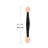 50 PCS Disposable Eye Sponges Eyeshadow Applicators Dual Tip Eyeshadow Sponge Sticks Tip Dual Sided Eyeshadow Brush for Nails view 3