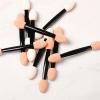 50 PCS Disposable Eye Sponges Eyeshadow Applicators Dual Tip Eyeshadow Sponge Sticks Tip Dual Sided Eyeshadow Brush for Nails view 4