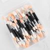 50PCS Disposable Eyeshadow Brushes Foam Eyeshadow Applicators Eyeshadow Sponge Stick Sponge Eye Applicator Eyeshadow Sponge Tip view 2