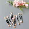 50PCS Disposable Eyeshadow Brushes Foam Eyeshadow Applicators Eyeshadow Sponge Stick Sponge Eye Applicator Eyeshadow Sponge Tip view 3