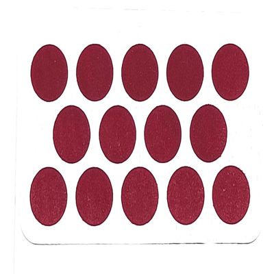 Ashirwad Maroon & Red Bindi Stickers Size 3.0 mm to 1.2 cm available in different sizes One size packed in one box each 5 pcs and 10 pcs (Maroon 10.0 mm 10 pcs)