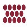 Ashirwad Maroon & Red Bindi Stickers Size 3.0 mm to 1.2 cm available in different sizes One size packed in one box each 5 pcs and 10 pcs (Maroon 10.0 mm 10 pcs) view 1