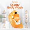 Persimmon Body Wash for Body Odor Control  Purifying Deodorizing Soap for Eliminating Odor  Underarms, Intimate Inner Thigh, Bikini Area, Smelly Feet  Natural Deodorant Soap, Kids Safe view 4