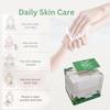 BEAUTY-REGIME Clean Face Towels XL/World's First 100% Biodegradable Face 10"12" Towels/Disposable Makeup Removal Wipes/Clean Face Cloths for Sensitive Skin, Super Soft 50 Count, Single Box (1 Pack) view 4