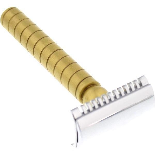 West Coast Shaving Vintage Collection Razor 88BR - Brass (Open Comb)
