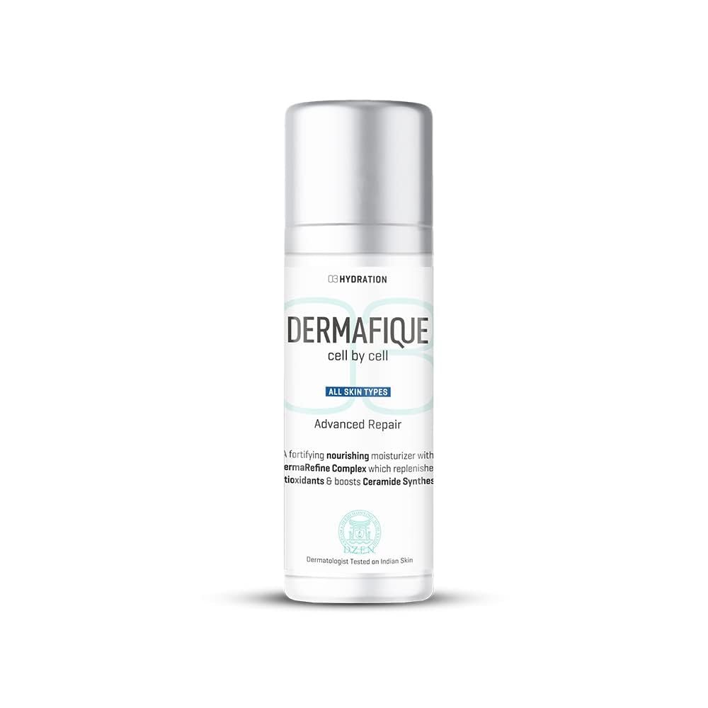 D.ermafique/Advanced Repair Night Cream with Niacinamide  30g, Moisturizer for Face, Suitable for All Skin Type | Dermatologist Tested