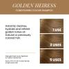 ALOXXI InstaBoost Conditioning Color Shampoo in Golden Heiress, Cleanses Hydrates and Refreshes Gold Blonde Tones, 6.8 Fl Oz view 3