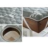 LDLCYCN Latex Memory Foam Mattress Topper for Massage Table Beauty Salon Lash Bed Topper Spa Bed Cushion with Face Hole Massage Accessories Protective Pad Thicken,E/3cm,190 * 70cm(s) view 2