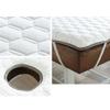 LDLCYCN Latex Memory Foam Mattress Topper for Massage Table Beauty Salon Lash Bed Topper Spa Bed Cushion with Face Hole Massage Accessories Protective Pad Thicken,D/4cm,190 * 75cm(r) view 2