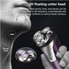 YQYBF Electric Razor Shaver for Men,Wet&Dry Metal IPX7 Waterproof Removable Beard Hair Trimmer Mens Rotary Shavers Included Charging Adapter view 3