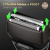 YQYBF Men's Electric Foil Shaver Electric Razor for Men  Men's Electric Shavers with Pop-up Precision & Sideburn Trimmer, Rechargeable, Wet & Dry Cordless Shaver view 2