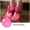 Baluue 1pair Foot Soaker Shoes for Relaxing Foot Bathing Durable Non-slip Design Multi-function Washing for Home and Spa Use High Density Material Portable view 3