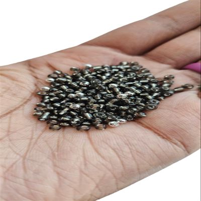 Beaditwearitloveit Small Sterling Silver Plated Loc Sprinkle Beads Mix, Braid Jewelry Dreadlock Accessories, Size 8/0 Dread Sprinkle Beads, Loc Jewelry (Sprinkles)
