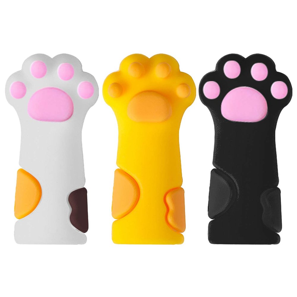 Beuiouer 3Pcs Cute Nipper Cover Protective Sleeve for Nail Cuticle Scissors Cover Manicure Pedicure Tools Tweezers Cap
