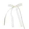Shinycome Long Ribbon Hair Bows Lace Bowknot Hair Clip Korean Hair Clip Women Braids Holder Nonslip Barrettes Hair Decors view 4