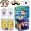 Waxfans Nose and Ear Hair Removal Kit for Men and Women - 200g Wax for 20 Uses, Long-lasting for 4 Weeks (Purple&Blue) view 1