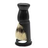 Beuiouer Soft Boar Bristle Wood Beard Brush Hairdresser Shaving Tool Men Mustache Comb Kit Shaving Stand Holder Set view 1