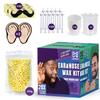 Waxfans Nose and Ear Hair Removal Kit for Men and Women - 150g Wax for 20 Uses, Long-lasting for 4 Weeks (Blue) view 1
