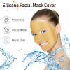 Maitys 32 Pcs Facial Chest Neck Silicone Pad Reusable Face Forehead Patches Facial Sleeping Mask Cover for Smoothing Chest Neck Forehead Eye Mouth (Gold,Gold) view 4