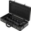InSyoForeverEC Professional Barber Case, Barber Tool Kits Storage, Double Layer Travel Barber Tool Box, Luxury Carrying Case for Beauty Hair Stylist Pet Groomer with Handle & Secure Numlock (Style 1) view 1