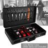 InSyoForeverEC Professional Barber Case, Barber Tool Kits Storage, Double Layer Travel Barber Tool Box, Luxury Carrying Case for Beauty Hair Stylist Pet Groomer with Handle & Secure Numlock (Style 1) view 2