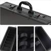 InSyoForeverEC Professional Barber Case, Barber Tool Kits Storage, Double Layer Travel Barber Tool Box, Luxury Carrying Case for Beauty Hair Stylist Pet Groomer with Handle & Secure Numlock (Style 1) view 4