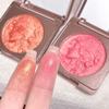 Embossed Smooth Powder Blush Palette for Cheeks,Powder Blush for Cheeks,Embossed Girl Blushes,Matte Face Powder Blush Palette,Natural Makeup,Radiant Finish (02#*2, One Size) view 4