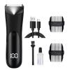 WAIKIL Trimmer, Trimmer for Men, Professional Body Hair Trimmer for Men, Groin & Body Hair Trimmer for Men, Electric Trimmer Pubic Trimmer Body Shaver (Black) view 1
