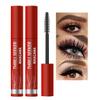 4D Silk Fiber Black Waterproof Mascara Lengthens & Volumizes Mascara for Older Women, No Clumps or Smudges, ypoallergenic,Waterproof Mascara Black Mascara Volume And Length Waterproof (2 Pcs) view 1