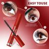 4D Silk Fiber Black Waterproof Mascara Lengthens & Volumizes Mascara for Older Women, No Clumps or Smudges, ypoallergenic,Waterproof Mascara Black Mascara Volume And Length Waterproof (2 Pcs) view 3