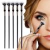 Folding Angle Scalloped Lash Brush, 2024 New Mascara Angled Fan Shaped Eyelash Brush, Premium Eyelash Eyebrow Eye Shadow Brush Makeup Brush Eye Lashes Makeup Tools (6 Pcs) view 1