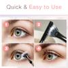 Folding Angle Scalloped Lash Brush, 2024 New Mascara Angled Fan Shaped Eyelash Brush, Premium Eyelash Eyebrow Eye Shadow Brush Makeup Brush Eye Lashes Makeup Tools (6 Pcs) view 4