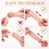 4 in 1 Travel Makeup Brushes Set Portable Retractable Professional Foundation Blush, Small Powder, Eye Shadow, Concealer,Make Up Brush Set view 3