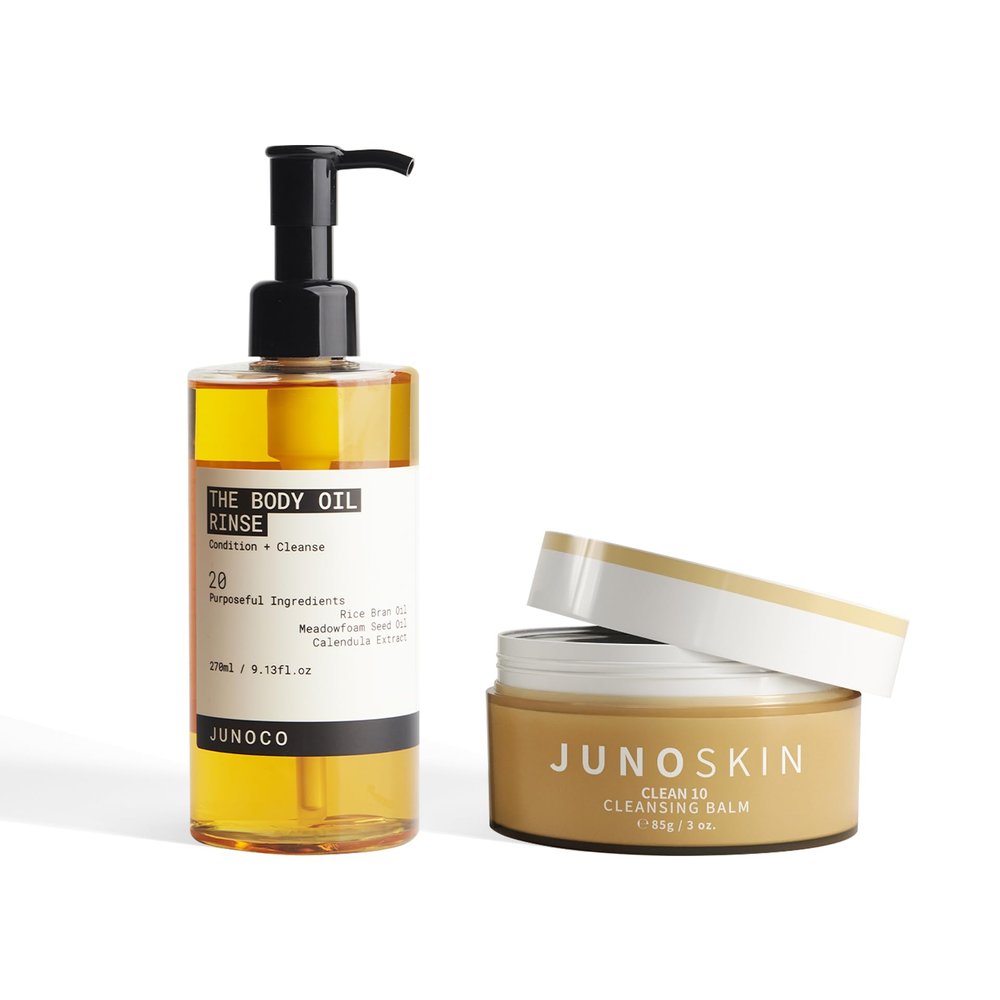 JUNO & Co. Clean 10 Cleansing Balm & Shower Oil Body Wash