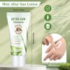 Dansib 12 Pcs After Sun Lotion Mini Aloe Vera Lotion Bulk Travel, 1 oz Travel Size Aloe Vera Skin Moisturizer Organic Mini Sunscreen Bulk Party Favor Moisturizing for Face and Body view 2
