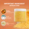 Liyalan Turmeric Body Scrub Moisturizing and Exfoliating & LIYALAN Castor Oil Cold Pressed Hair Care Glass Bottle view 2