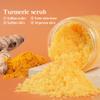 Liyalan Turmeric Body Scrub Moisturizing and Exfoliating & LIYALAN Castor Oil Cold Pressed Hair Care Glass Bottle view 3