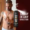 Sv.ish On The Go Hair Removal Spray for Men Kit Pack of 1 (200ml)|Painless Body Hair Removal Cream Spray For Chest, Back, Legs & Under Arms & Intimate Areas (200 ml)| Pack of 2 (10 X2) wipes view 3