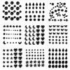9 Sheets Face Gemstone Stickers, Self Adhesive Rhinestones Face Diamonds Jewels Gems Stick on Rhinestone Embellishment Stickers for Makeup Party Festival view 1