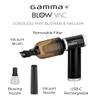 GAMMA+ Blow Vac 2-in-1 Handheld Air Blower and Vacuum USB-C Rechargeable with 4 Attachments view 2