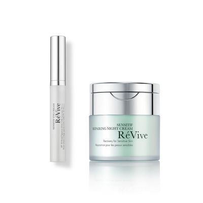 RVive - The Calming Duo - Includes Sensitif Repairing Night Cream (1.7 Oz) & Sensitif Eye Cream SPF 30 Broad Spectrum (UVA/UVB) Sunscreen PA +++ (0.5 Oz)