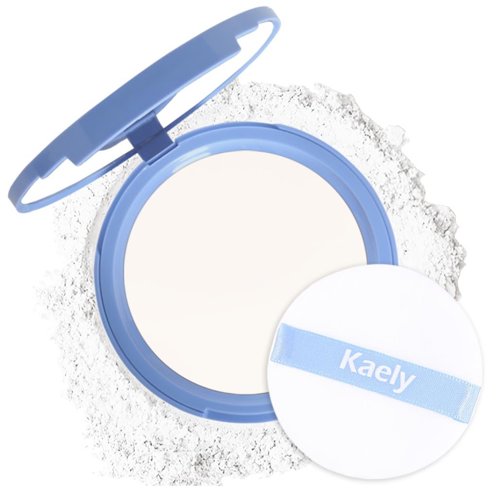 FeiCuiYun Oil Control Matte Perfection Face Powder Compact For Women, Matte Smooth Flawless Setting Powder Makeup, Polvo Compacto De Maquillaje, Waterproof Long Lasting, 0.35Oz, (23AD White, 1)
