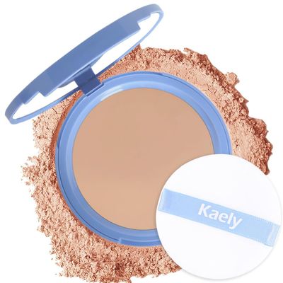 FeiCuiYun Oil Control Matte Perfection Face Powder Compact For Women, Matte Smooth Flawless Setting Powder Makeup, Polvo Compacto De Maquillaje, Waterproof Long Lasting, 0.35Oz, (140 Golden Beige, 1)