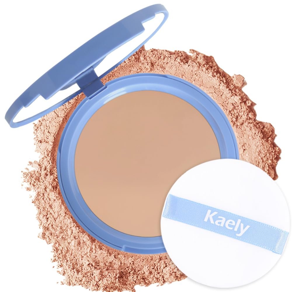 FeiCuiYun Oil Control Matte Perfection Face Powder Compact For Women, Matte Smooth Flawless Setting Powder Makeup, Polvo Compacto De Maquillaje, Waterproof Long Lasting, 0.35Oz, (140 Golden Beige, 1)