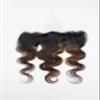 13X4 HD Lace Frontal Body Wave 100% Brazilian Virgin Remy Ear To Ear Transparent Lace Closure Free Part Body wave Frontal Extensions for Women color TF1B/30 16inch view 2