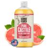 BAMBOO AND BIRCH Pure Castile Soap Liquid, Certified Palm Oil Free Natural Soap, Citrus Grapefruit, 32 oz view 1