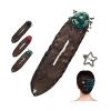 NinthAvenue Basics Hand Embroidered Flowers Deft Bun Maker Hand Embroidered Hair Bun Rollers Hair Bun Clip Hair Bun Rollers for Long Thick Hair Accessories for Women Girls(A) view 4