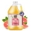 BAMBOO AND BIRCH Pure Castile Soap Liquid, Certified Palm Oil Free Natural Soap, Citrus Grapefruit, 64 oz view 1