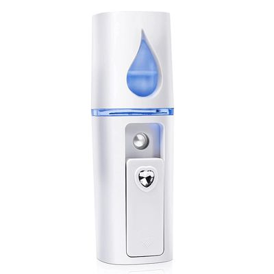 Beuiouer Portable Nano Mister Mini Steamer Atomization Eyelash Extensions with Mirror White