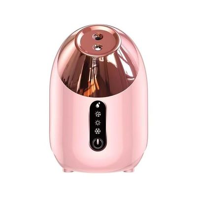 Amiidear Facial steamer, hot and cold spray, cleaning pores, facial spa, hydration, moisturizing, humidifying nebulizer, facial steamer,, Golden White